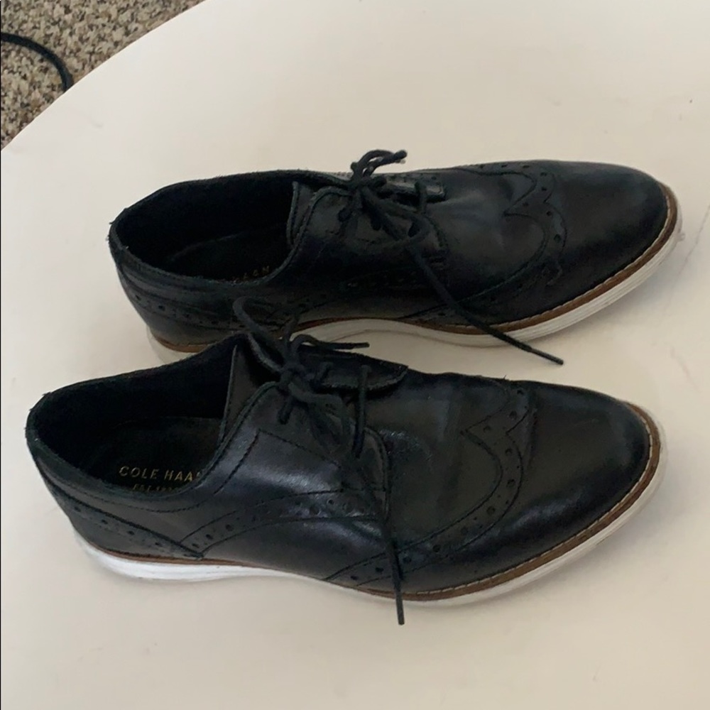 Cole Haan Grand OS black leather oxford 7.5